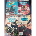 Fightin` Marines, World at War, Battlefield Action, Fightin` Army, Attack comics, 36 comics