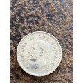 1947 Silver 80% Tickey - Good Lustre - See Photographs