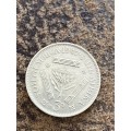 1947 Silver 80% Tickey - Good Lustre - See Photographs