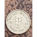 1938 Silver Three Pence