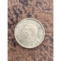1937 Silver Three Pence