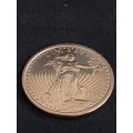 Liberty Golden State mint - 1 AVDP ounce copper round