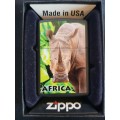 brand new 218 African Rhino Zippo lighter