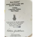 Limited edition Royal Doulton 1995 Rugby world cup plate in box