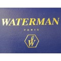 Original Waterman rollerball curved look pen in Waterman box