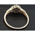 OOH so Stunning! 9ct yellow gold and 23x genuine diamond ring