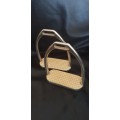 Set of Stainless steel Horse riding stirrup with non slip pads