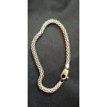 `FOPE` 18ct solid white gold bracelet