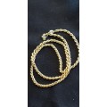 9ct rope style neckchain