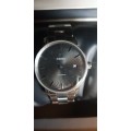 Genuine Rado Coupole Classic Stainless Steel Swiss Automatic Watch with black dial and date
