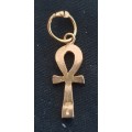 Solid 18ct gold `KEY OF LIFE` gold ANKH Cross Pendant