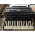 Rare vintage Settimio Soprani Baby Grand 96 key black Piano Accordion