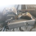 Microsoft X Box 360 S Model 1439 with 2 controls and Kinect