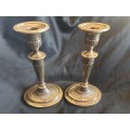 Silver plated Candle stick holders set of 2