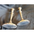 Silver plated Candle stick holders set of 2