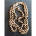 Sterling silver rope chain