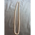 Sterling silver rope chain