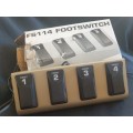 Behringer FS114 Midi controller footswitch with box