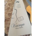 Brand New Vizcaya full size classic guitar -natural wood colour