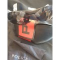 Police polarized sunglasses in case