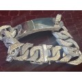Solid Very heavy and chunky sterling (925) silver bracelet-Zeeta