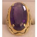 14ct yellow gold and a Natural Amethyst of approx 5.0 carats
