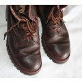 SADF-- BROWN LEATHER BOOTS -- SIZE: 6  --  AS USED IN BUSH WAR