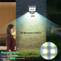 LED Solar Wall Light with Motion Sensing Waterproof Suitable for Street Garden Decorative Lighting