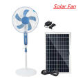 LED Light And USB Port Solar Fan 16 Inches 20W