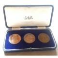 Set of 3 Paul Kruger coins