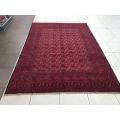 FINE QUALITY RED AFGHAN PERSIAN CAPRET 300x200 cm