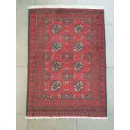 RED AFGHAN PERSIAN CARPET  SIZE 120 X 80 CM
