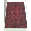 RED AFGHAN PERSIAN CARPET  SIZE 120 X 80
