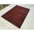 beautiful red afghan carpet 200 x 150 cm