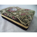 Vintage Tapestry Jewelry Box