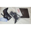 Yves Saint Laurent (Paris) Genuine Soft Leather Ladies High-End Ankle Boots. Size 7.5 / (41)