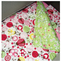 camp cot quilt set for girls fun bugs