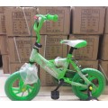 KIDDIES BIKES WITH SIDE TRAINER WHEELS. 2 COLOURS TO CHOOSE FROM. LAST 5 LEFT