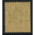 Zululand 1888-93 4d Green & Light Brown, Mint. Scarce.