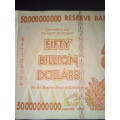 Fifty Billion Zimbabwean Dollars notr