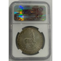 1947 Union of South Africa 5 Shillings NGC Graded MS63