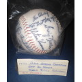 American Baseball:  Baseball with Signatures from New York Yankees, 1977