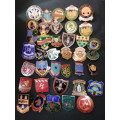Collection of 77 Lapel Badges/Pins/Tie Pins  Including some from Transvaal Rugby (1953 -1982)