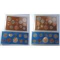 Great Britain Collection of Uncirculated Coins in Perspex Holders