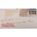 First Day Cover of the State Theatre, Pretoria 1981- signed by Daneel, one of the builders
