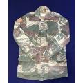 BSAP RHODESIA CAMO BUSH JACKET, with Padded Elbows & 1978 Operation Repulse Arm Badge