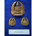 SA Army Gymnasium 1950+, Cap Badge and Set of Collar Badges
