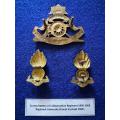 Survey Battery of 1st Observation Regiment 1950-1960, Cap Badge and Set of Collar Badges