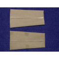 SA Army Commandant Tupper Sleeve with Sewn on Rank, Embossed Type - 1 Pair