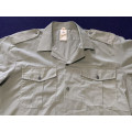 RHODESIA Grey Short Sleeve Shirt, Manufactured by Statesman, Size 42 - New as Issued
